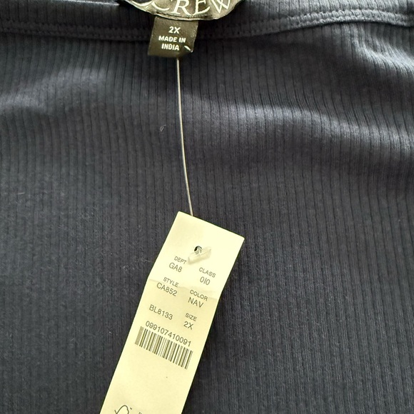 J. Crew Dark Blue Women's Blouse - Picture 3 of 4